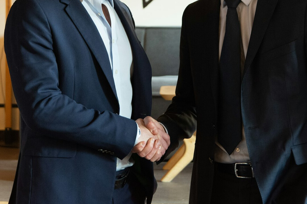 successful business handshake